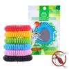 Korean Style Waterproof Mosquito Repellent Wristband and Hair Tie for Adults & Kids - Candy Colors, Indoor/Outdoor Use