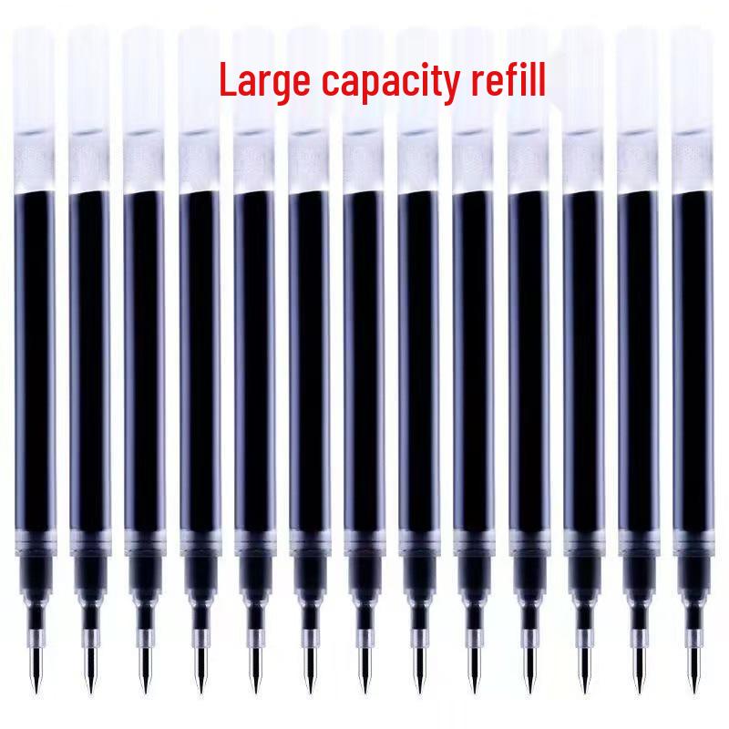 Signature Gel Pen – Large Capacity 1.0/0.7/0.5mm Bullet Tip, Black Ink for Business, Calligraphy, and Student Use 0.5mm Bullet Tip