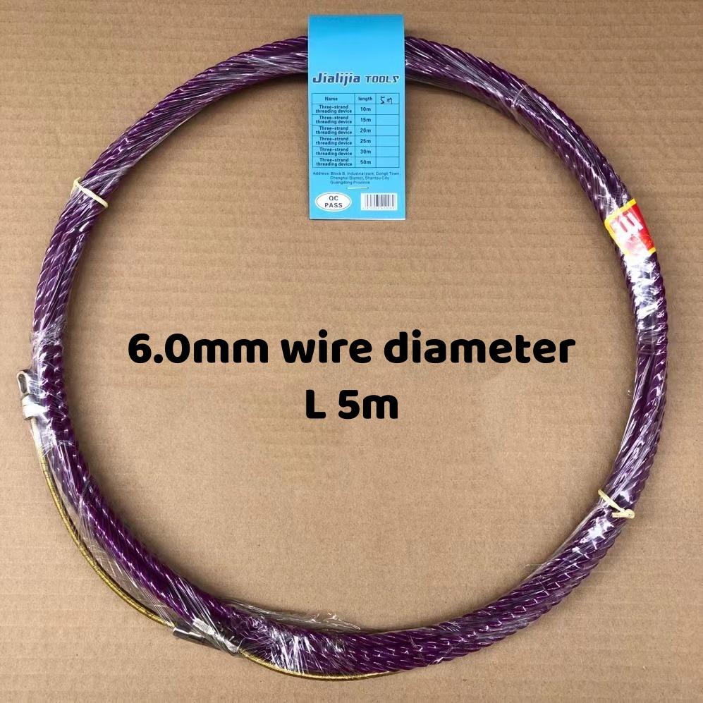 5-50m Universal Cable Guide Tape Puller Extractor Glass Fiber For Telecommunications Electrical Wall Wire Conduit Accessories