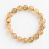 Jewelry Town Shosenkyo Rutilated Quartz 17cm Inner Power Stone for Good Fortune and Career [Eigado] Bracelet, 11.5mm Beads, Diameter,