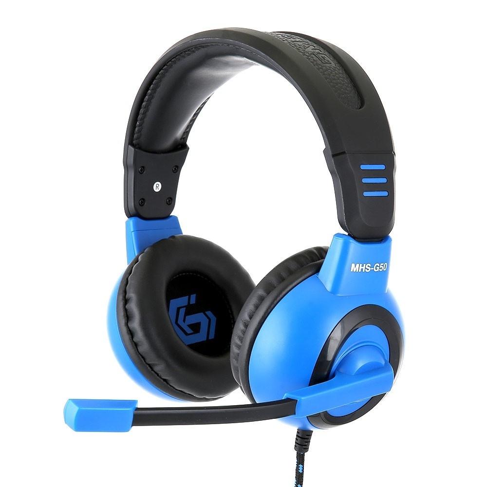 

Headphones Gembird Mhs-g50 Code survarium Black blue Reg Volume Off Mic 2 5m Cable