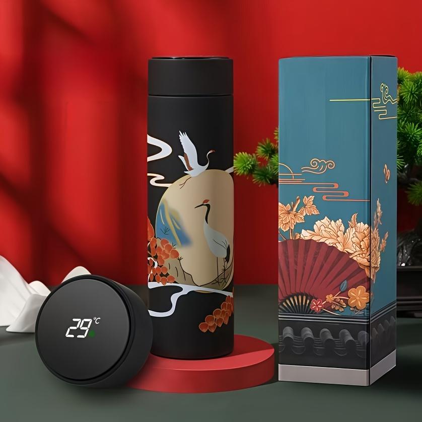 Smart Thermos Flask Thermos Cup with Digital Display Flask Leakproof Travel Office Water Bottles Mug Thermos Gift 401-500ml