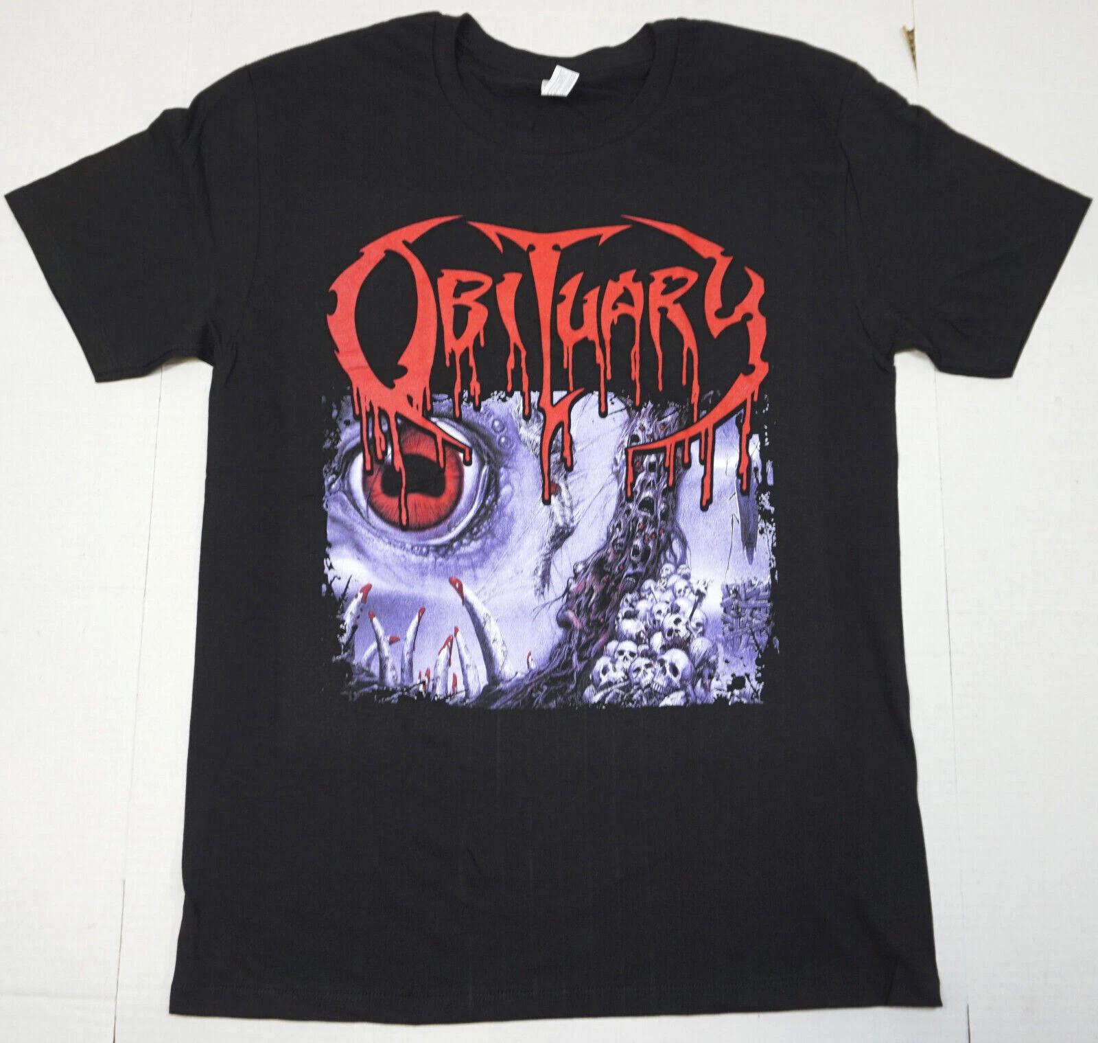 Футболка OBITUARY Смертельный Металл Футболка Взрослые Мужские Черная Новая XXXXL