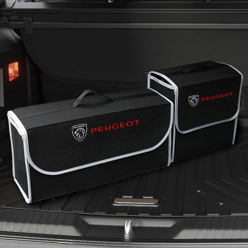 1PC Foldable Car Trunk Storage Bag Interior Accessories PEUGEOT 107 206 207 208 307 308 2008 3008 4008 a 5008 GT 108 301 T9 406