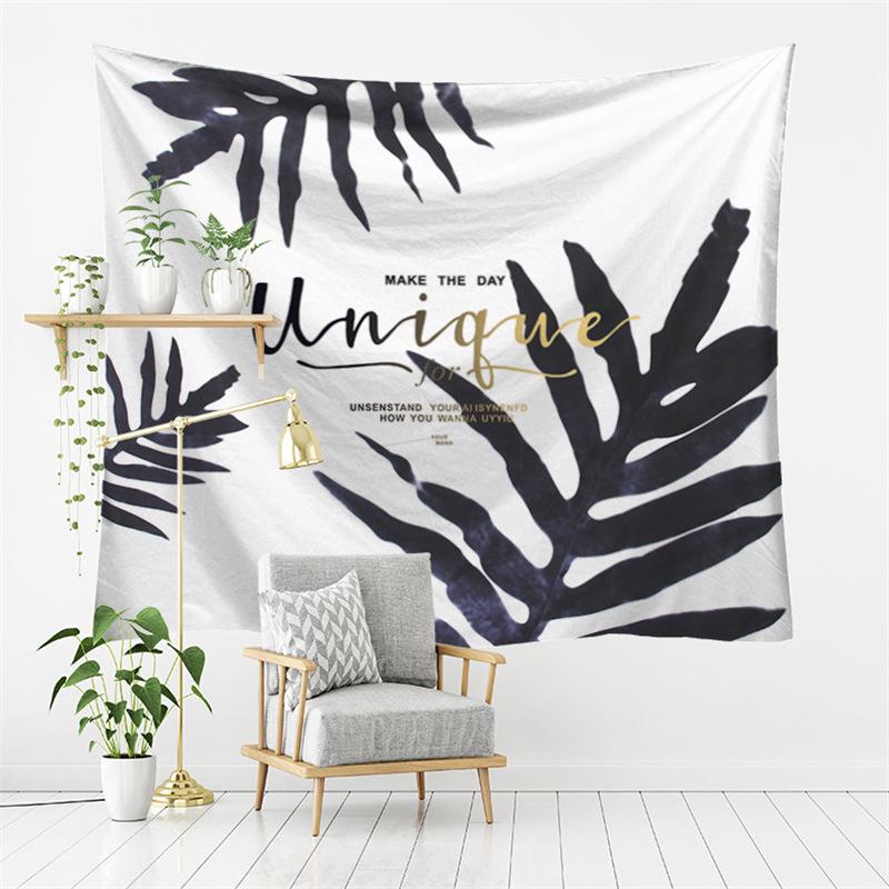 New Forest European-American Landscape TV Background Wall Tapestry - Polyester Decorative Hanging Cloth