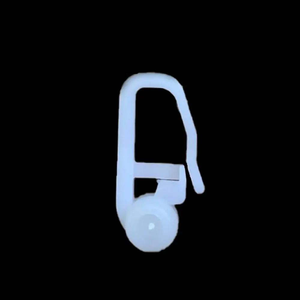 50PC Bed Curtain Special Hook Accessories Curtain Hanging Ring with Ball Track Hook Curtain Roll Blind Sliding Curtain Hooks