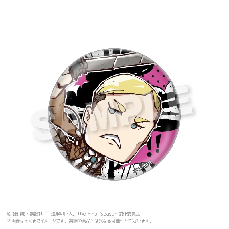 Attack on Titan Trading Can Badge Mini Character Ver. Box of 8