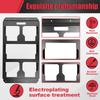 Metal Mounting Plate Half Width for Packouts Toolboxes, Mounting Plate Wall or Floor Mount Tool Storage and Organizatio