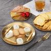 European Style Kitchen Round Western Steak Dining Plate Cake Tray Kitchen Tableware Serving Dish