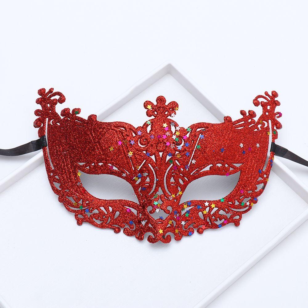 

Нарядное Рождественское Вечеринка Блестки Маскарадная Маска Карнавальная Маска Маскарадный Костюм красный