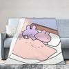 Asamimichan und Anemimi Decke Warm Gemütlich Flauschig Überwurfdecken für Sofa 50x60 Zoll Mehrere Größen Teppichstück