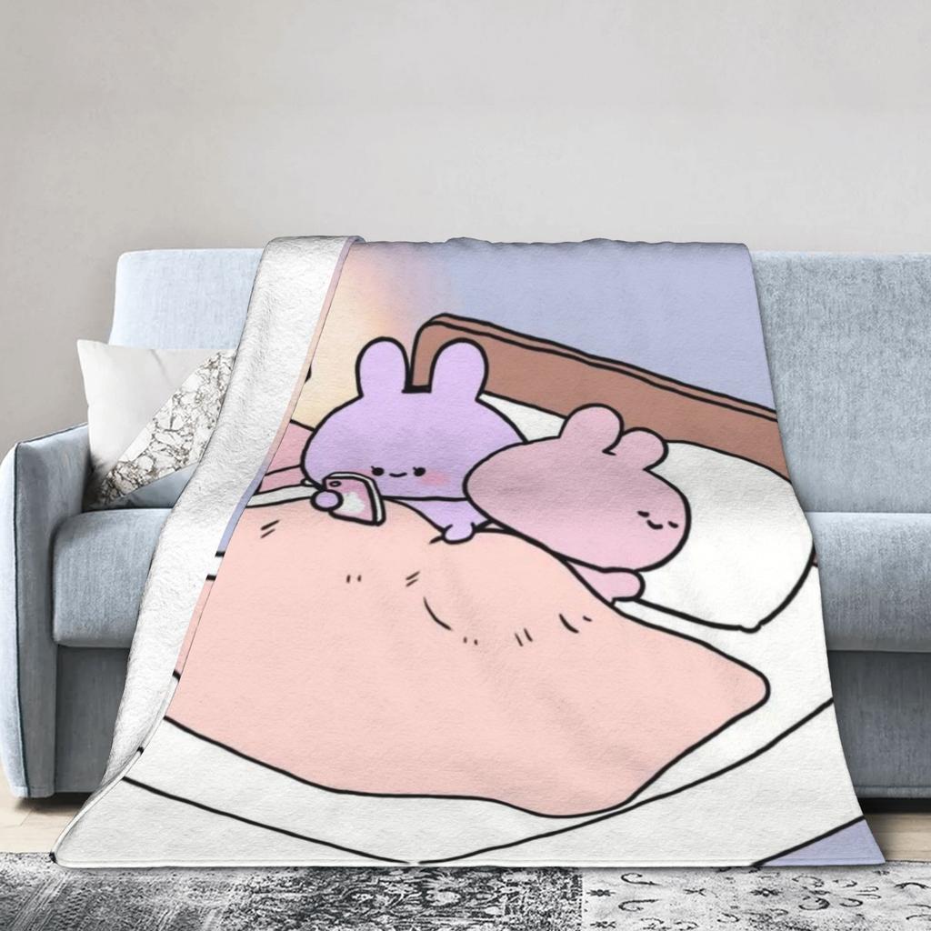 Asamimichan und Anemimi Decke Warm Gemütlich Flauschig Überwurfdecken für Sofa 50x60 Zoll Mehrere Größen Teppichstück