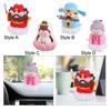 Chinese Mythological Figurine Car Dashboard Decoration Adorable Spring Festival Fengshui Sculpture for Housewarming Gift