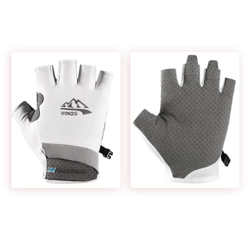 Ice Silk Gloves Are Breathable Quick-drying Lightweight and Suitable for Outdoor Cycling Driving Slip-resistant Activities Sun Protection and Fishing