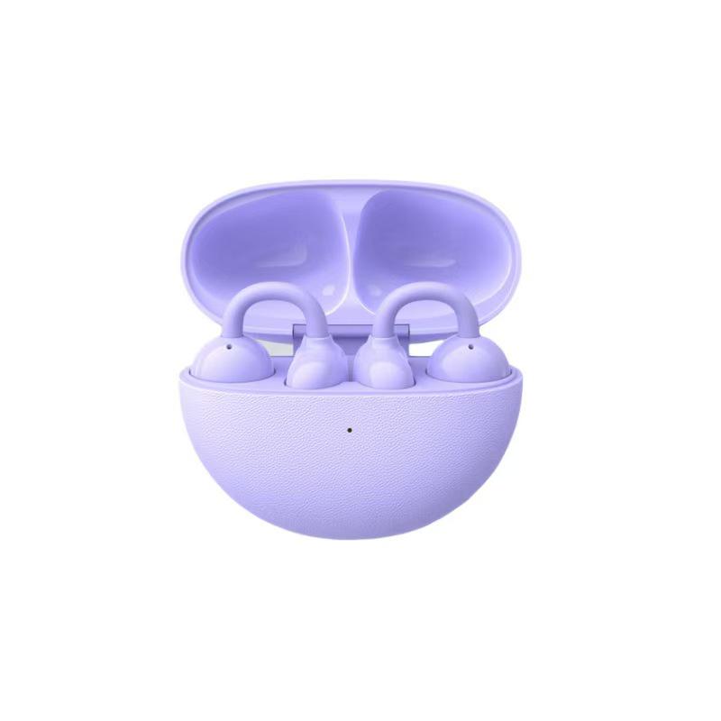 Bluetooth 5.4 Noise Cancelling Gaming Ear Clip Headphones - Wireless, Long Battery, Waterproof