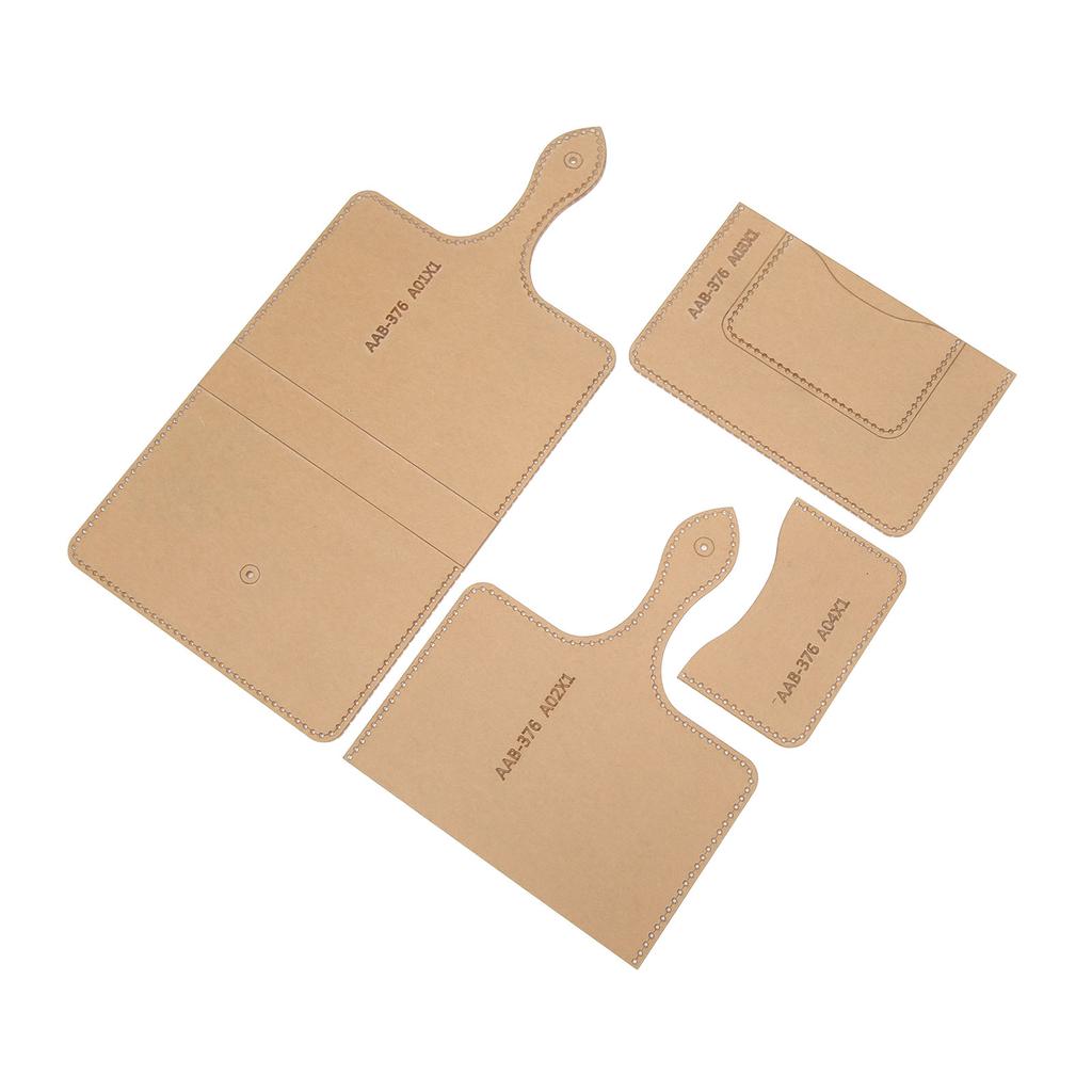 Acrylic Bag Template Set Passport Bag Pattern Making Stencil Laser Cutting DIY Leather Craft Tool