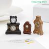 1/8Pcs Miniature Wall Clock European Vintage Clock Desktop Decoration Furniture Model Decor