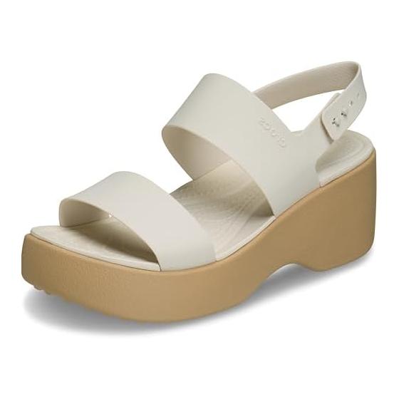 [Crocs] Women s Brooklyn Sky Sandals Flat Sandals