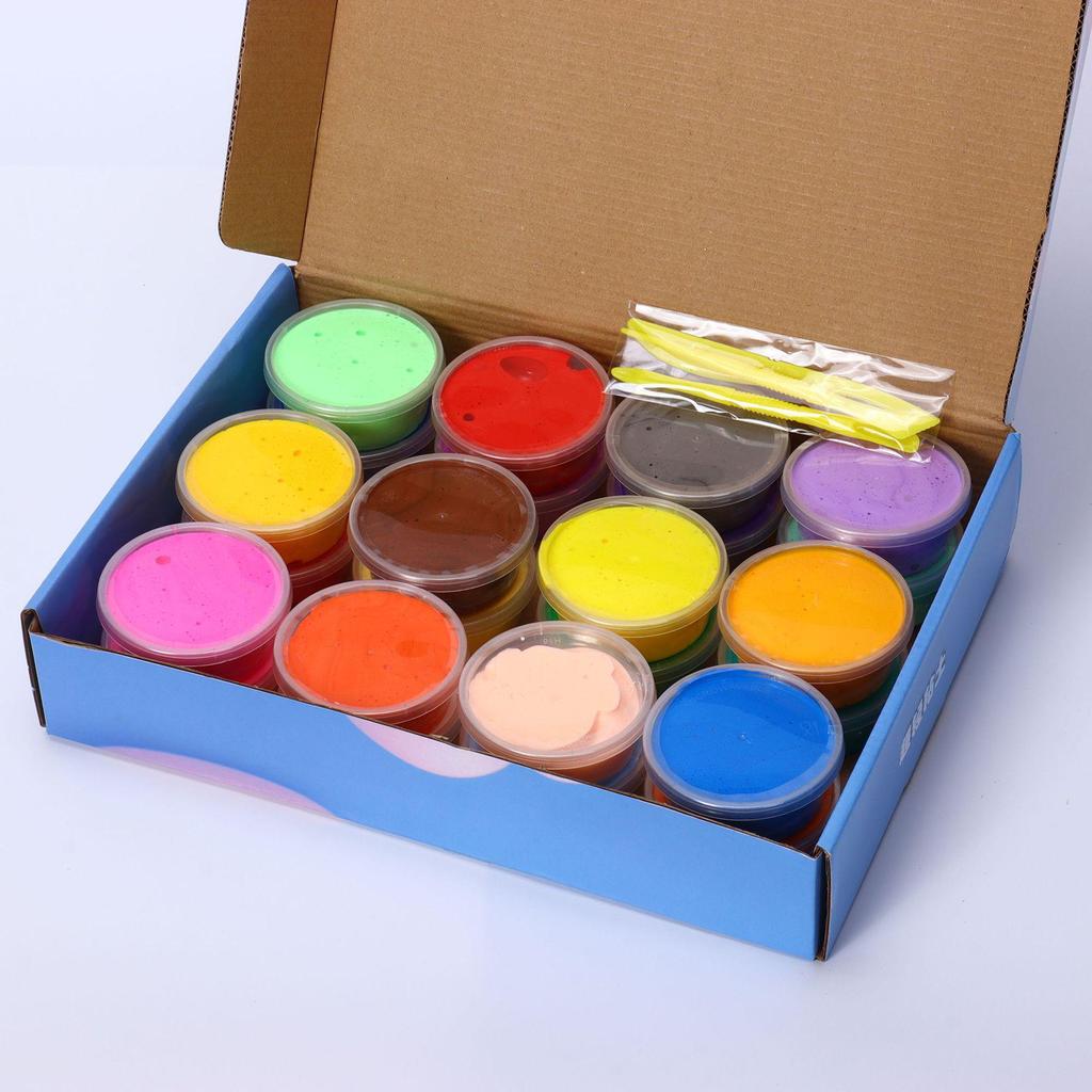 36-Color Super Light Clay, 12-Color Playdough, 24-Color Child-Safe Modeling Clay DIY Set