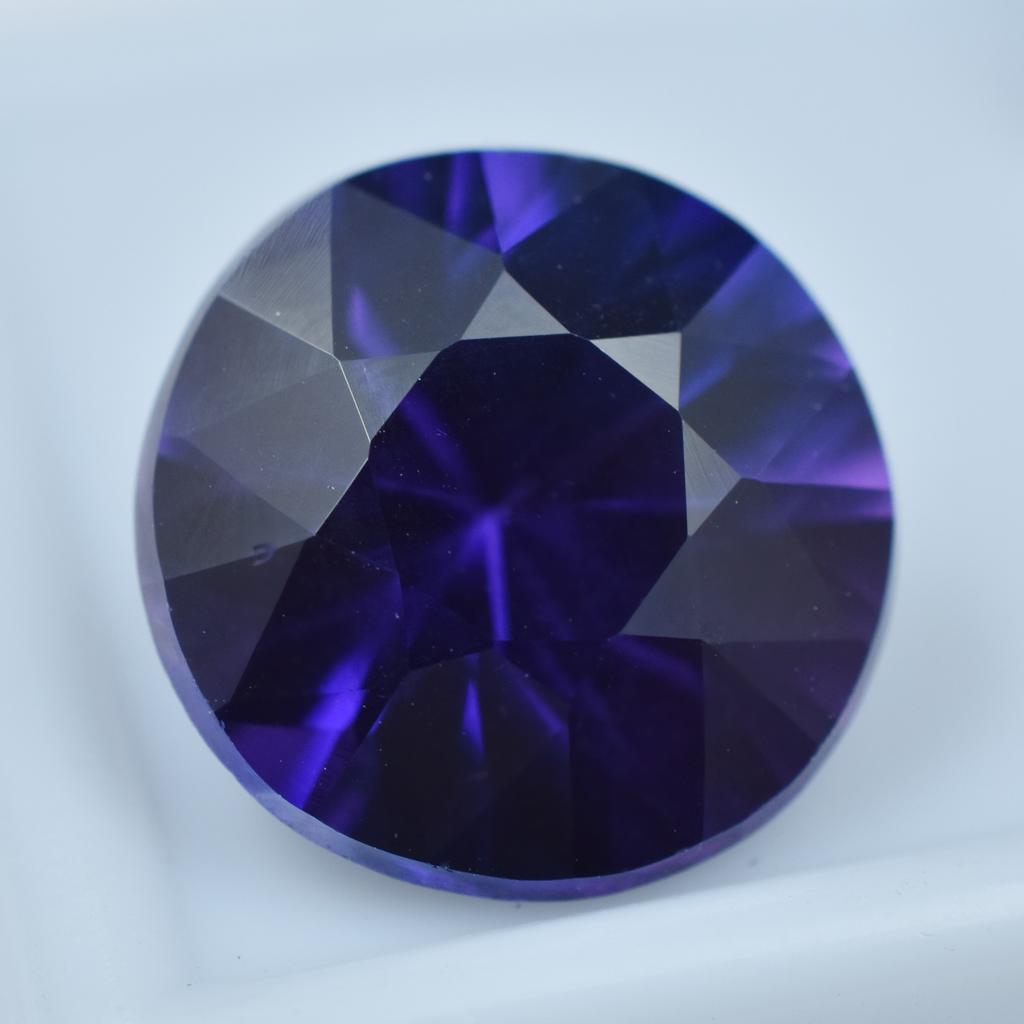 8.20 Ct Natural Loose Gemstone Round Cut Tanzanite Purple