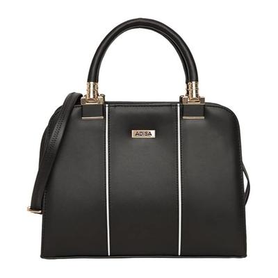 Two Tone Handbag Shoulder Bag for Women and Girls with Sling Belt