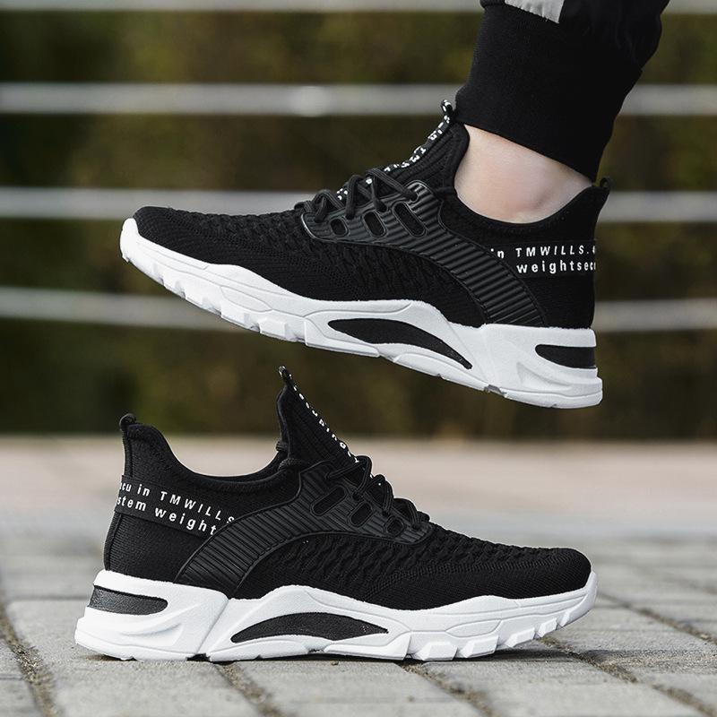 

Сетчатые мужские туфли дышащие белые мужские кроссовки модные легкие черные большие размеры мужские повседневные туфли Zapatillas Hombre 44