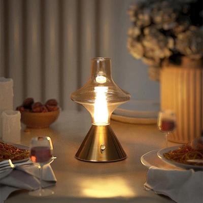 Led Rechargeable Night Light Touch Bedroom Night Lamp Bedroom Study Bedside Atmosphere Decoration Glass Led Table Lamps
