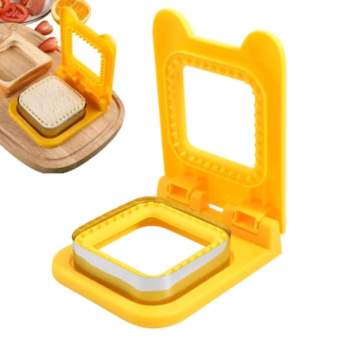 Sandwich Mold, Sealer, Sandwich Cutter Press, Square, Quick Cooking, Bento Making, Homemade Bento Sandwiches, Bread Making Tool, Sandwich, Bread Cutte