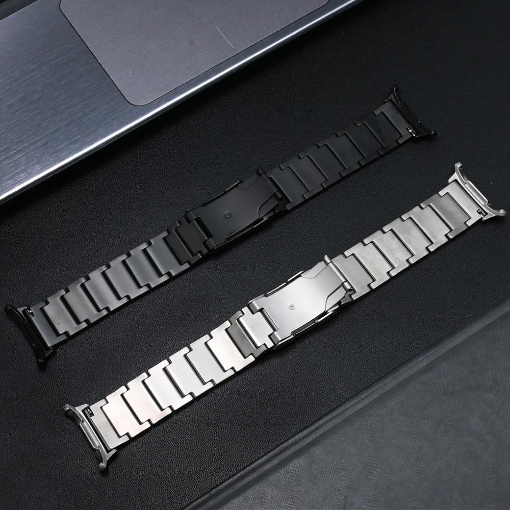 No Gaps Strap for Samsung Galaxy Watch Ultra2 Titanium Band Men Luxury Business Bracelet for Samsung Galaxy Ultra 47mm Wristband