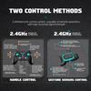 Rc Cars Toys For Boys 2.4Ghz Remote Control Car With Cool Lights Music & Sprayeffects Gesture Sensing Gifts For Boys Girls