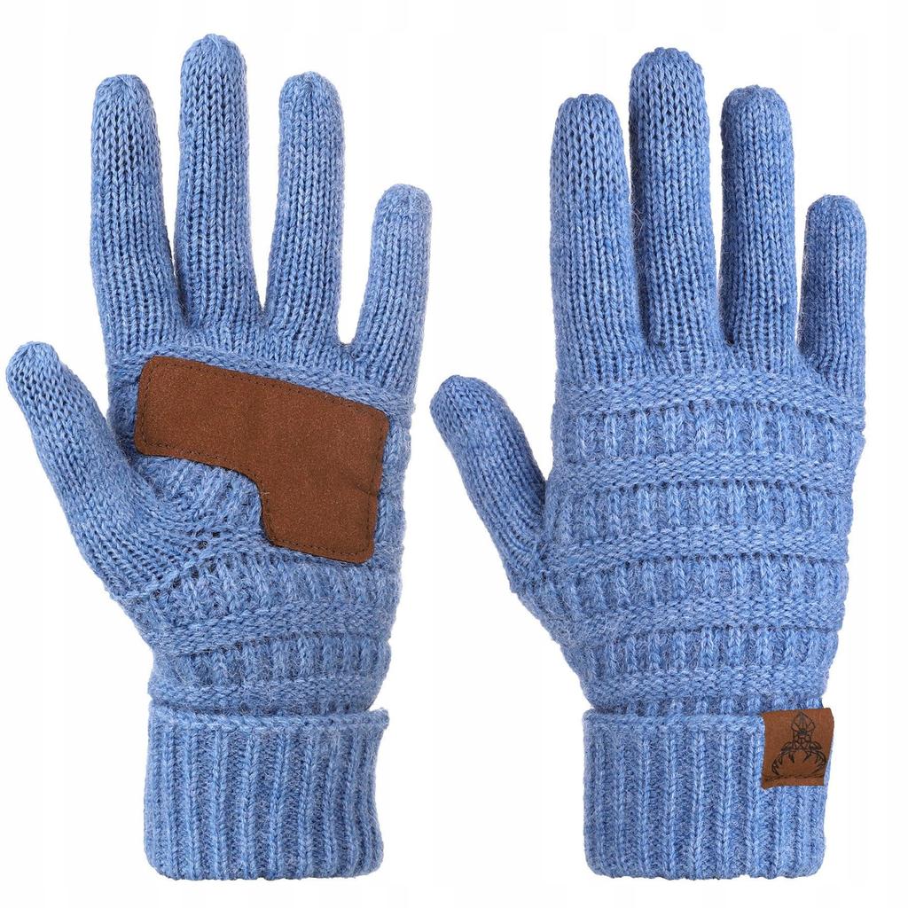 Women's Winter Gloves Classic Warm Thick MORAJ blue