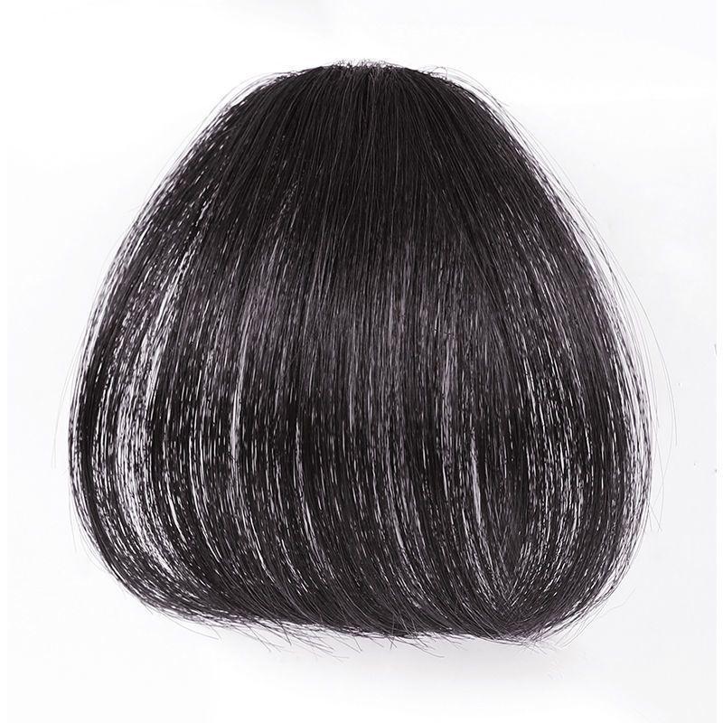 Manga Girl Invisible Air Bangs Hairpiece - Natural, Fake Forehead Wig for Summer Style