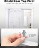 Folding Door Hardware Set With Metal Top Rollers For Home Renovation