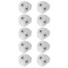 10Bags Spiders Webs Cobweb Halloween Decorations Bar Haunted House KTV Scene Props(White 2 Fake Spiders )