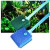 40cm Aquarium Brushes Long Handle Double-edged Plastic Glass Algae Cleaning Brush Aquarium Fish Tank Accessories Color Random