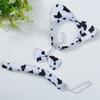 Cat/Mouse/Dog/Cow/Leopard/Frog/Tigeres Costume Set Ears Headband Tail Bow Kid Halloween Christmas Animal Cosplay Props