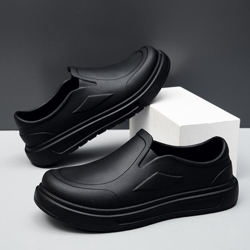 

Fashion Men s Chef Shoes Anti Slip Oil Resistant Dirt Resistant Kitchen Shoes Work Quick Drying Rain Large Size Breath 39