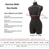 Women Fashion Belt Pu Leather Body Shoulder Armor Chest Harnesssword Belt Shoulder Strap Harness Women Clothing Open Cage Bra