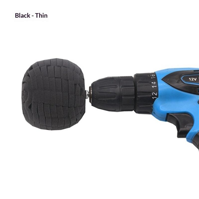 2Pcs Car Hub Polishing Sponge Grinding Head Metal Plastic Grinding Conical Sponge Polishing Sponge Wheel
