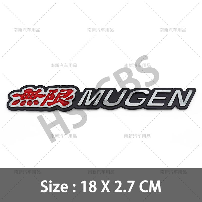 

3D Spoon Sports Modulo RS RR Type R Badge JS Racing Mugen Sir Rear Trunk Emblem For Accord Spirior Civic City Fit Crv Odyssey
