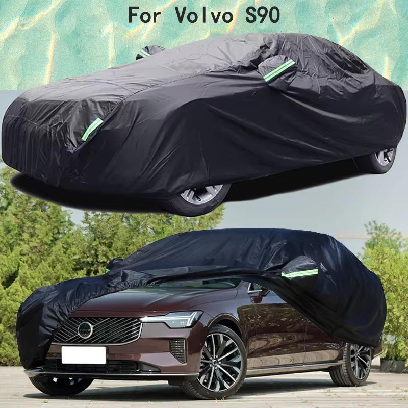 For Volvo S90 Car Full Outer Covers Outdoor Waterproof Dustproof Sun Rain Snow Protection Exterior Car Accessories