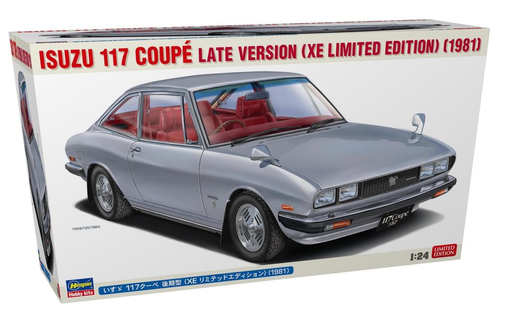 Hasegawa Scale Isuzu 117 Coupe Late Model Limited 1981 Plastic Model Kit 20790 1/24 (XE Edition)