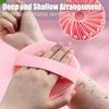 1pc Soft Silicone Exfoliating Brush Cleanser Manual Body Cleansing Scrubber Shower Gentle Massage Bath Brush Bathroom Accessorie