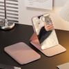Small Mirror for Women To Carry Around, Simple Handheld, Dormitory Desktop, Standing Super Mini, Student Portable Folding Makeup