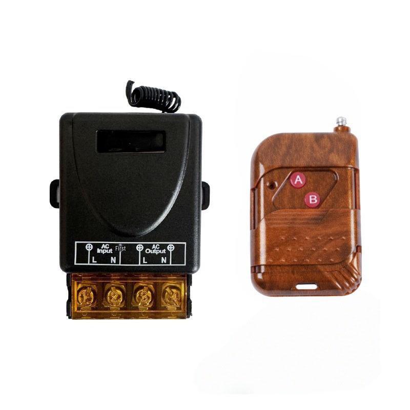 High Power 220V Wireless Remote Control Switch for Water Pumps, Irrigation, Fans, Smoke Extractors, and Sprayers.