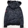 Millennium subculture ancient cat ear skull hooded personality wear fur collar coat punk autumn and winter zipper coat