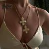 Exquisite Design Necklace Chunky Religious Charm Necklace, Stylish Women Christian Elegant Minimalist Lightweight Faith Jewelry Gift for Mom