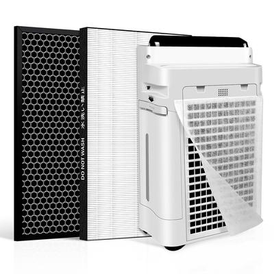 Filtros de Reposição MSHNE para Filtro Desodorizante de Ar Sharp Filtro HEPA de Coleta de Poeira Filtro Descartável Ativado Fácil de Compatível com 5