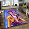 1pc KPop Demon Hunters ZOEY3 Design Area Rug - Non-Slip, Soft & Cozy Floor Mat for Living Room, Bedroom, Office - Indoor/Outdoor Decorative Carpet