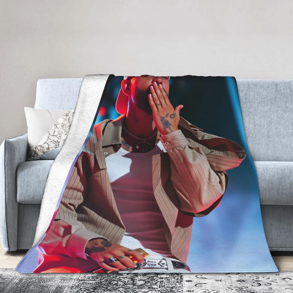 Maluma Singer Plush Blankets Child  Flannel Bedding Throws For Living Room Soft Warm  DIY Quality Bedspread Gift Idea